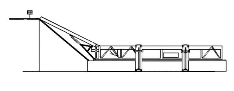 Pick up lay down machine