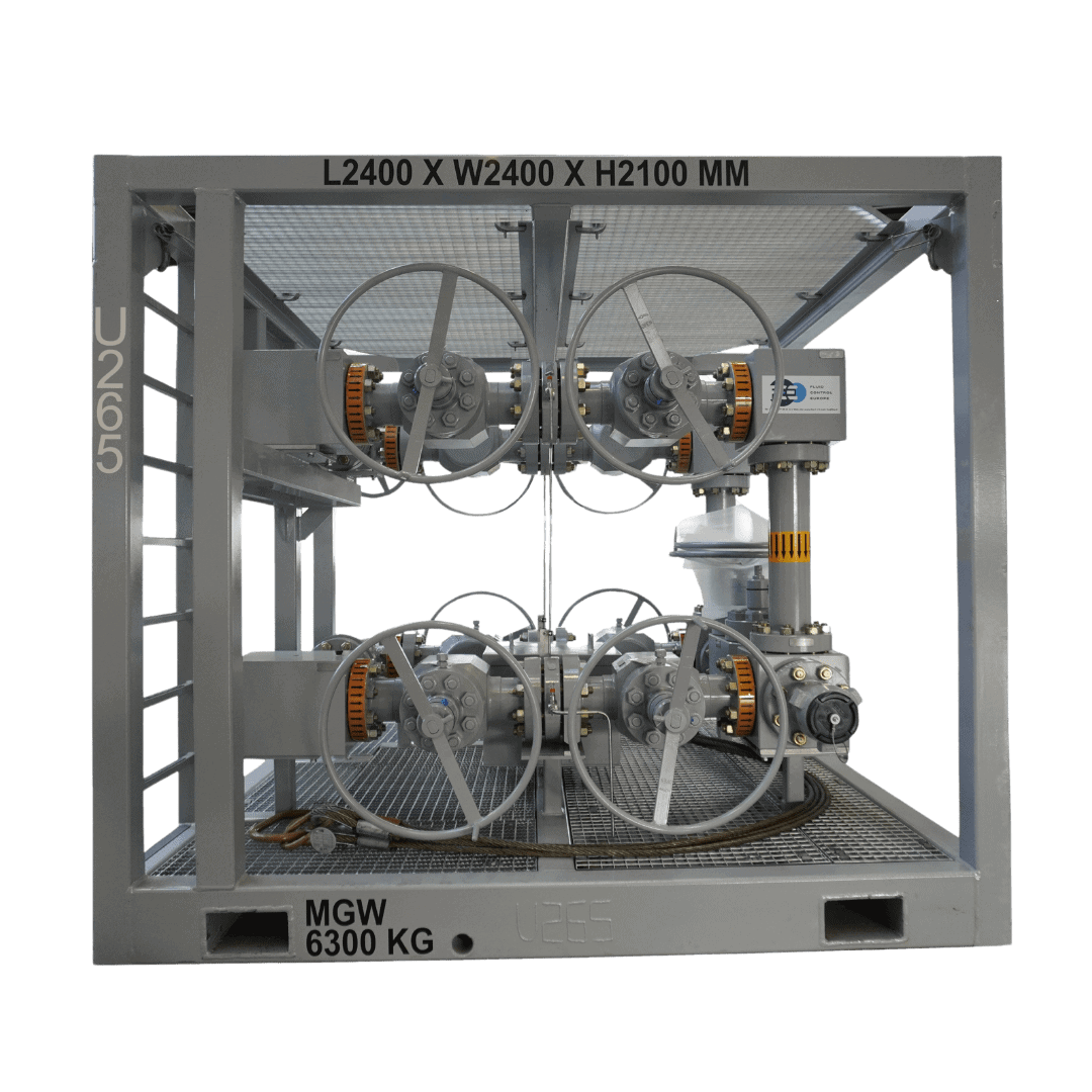 Horizontal 10K Choke Manifold Double Block Sour